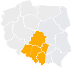 Mapa obszaru: Veolia Południe