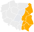 Mapa obszaru: Veolia Wschód